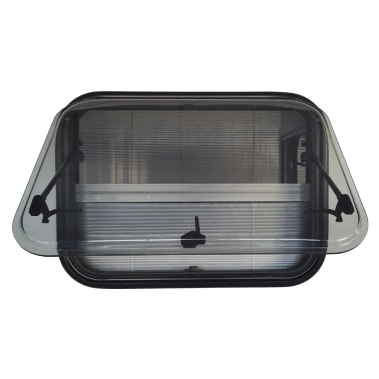 TONGFA Motorhome Rv Double Paned Acrylic Window with Curtain and Shade