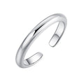 2022 Fashion Open Toe Ring Summer 925 Sterling Silver Toe Ring Simple Adjustable Toe Rings for Women
