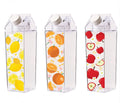Cheap Custom Logo Clear Milk Carton Water Bottle Wide Mouth Water Cup Portable Outdoor Sports Juice Water Bottle