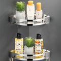 Modern Stainless Steel Hanging Shower Caddy Bathroom Corner Storage Basket with Hook for Organizing Your Space