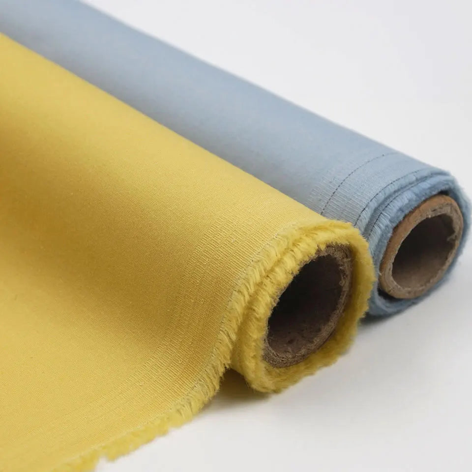 Good Quality Stretch Solid Dyed 155Gsm Stretched Peach Twill 2% Spandex 98% Cotton Pants Fabric for Men