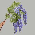 JCF272 High Quality Wedding Decoration Artificial Wisteria Flowers Hanging  Home Decoration Silk Wisteria Vine Wholesale