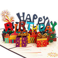 3D Pop up Birthday Card Gifts Women Men Wife Husband Girls Girlfriend Happy Birthday Greeting Card