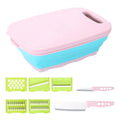 Multi-functional Strainer Vegetable Slicer Cutters Knives 9/11 in 1 Folding Cutting Set Foldable Chopping Board