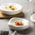 Nordic White Ceramic Show Plate Dinner Sweet Dessert Salad Pasta Puree Serving Tray Soup Bowl Party Restaurant Dinnerware Set