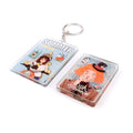 Latest Customizable Transparent Cartoon Colored Acrylic Waterproof Digital Photo Keychain Set Kit Good Quality Plastic Aoyu