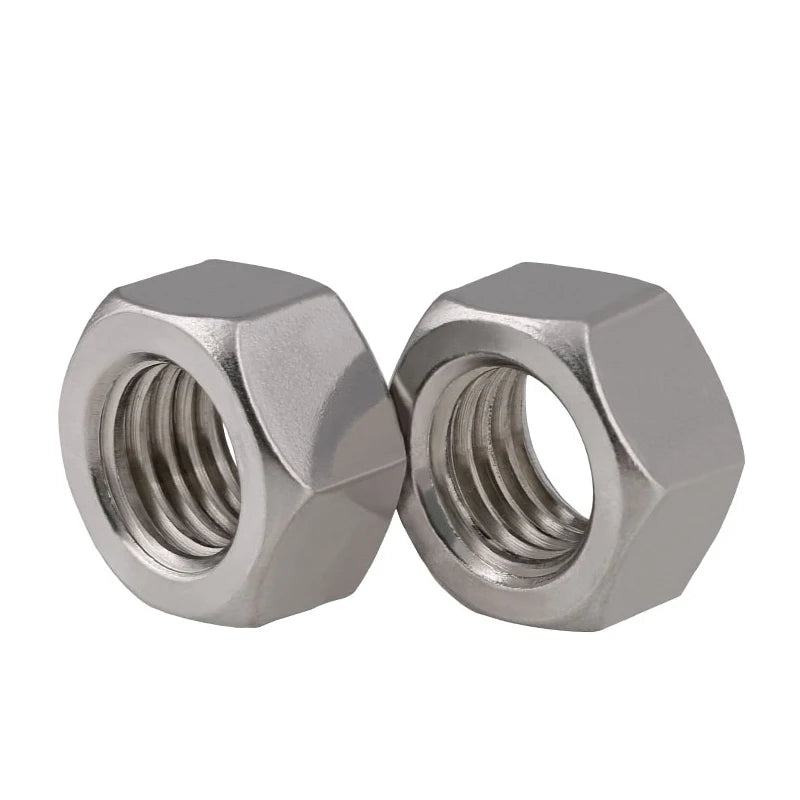 DIN 934 A2 Stainless Steel Hex Coupling Nuts Factory Direct Supply M6 M8 M10
