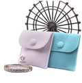 2026 Customized Logo Color Microfiber Cotton Velvet Jewelry Packaging Recyclable Pouch for Necklaces Rings Earrings