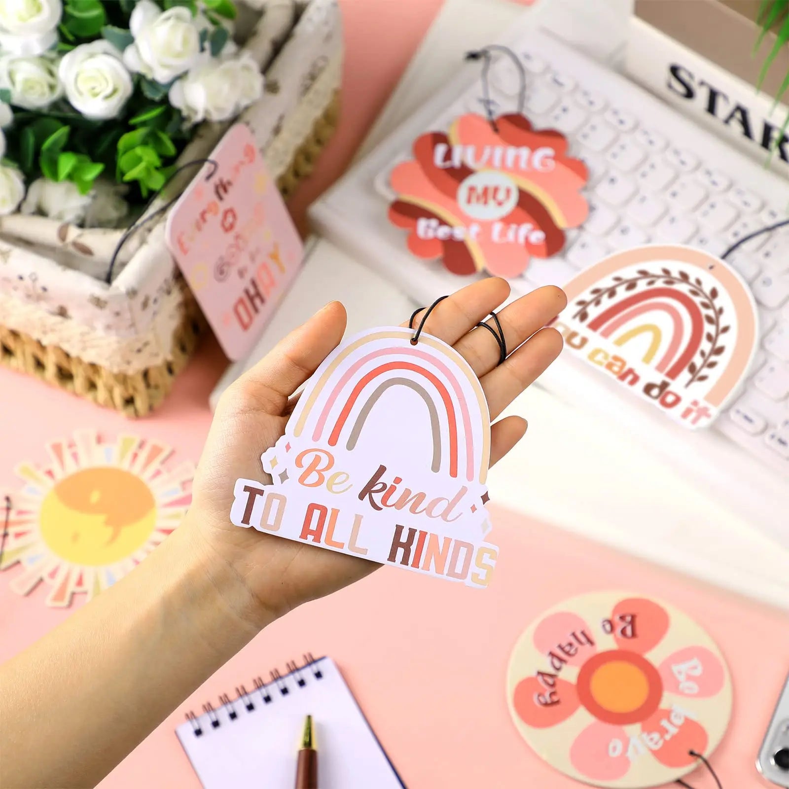 Free Sample Custom Fragrance Car Air Freshener  Hanging Perfume Paper Freshener with Your Own Design