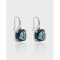 S925 Sterling Silver Designer Statement Earrings Temperament Inlaid Zircon Hoop Earrings 18K Gold Earrings Women Luxury Jewelry