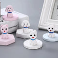 Wholesale New Arrival Teddy Shaped Gypsum Animal Eco-Friendly Car Aroma Diffuser Stone Aromatherapy Air Freshener