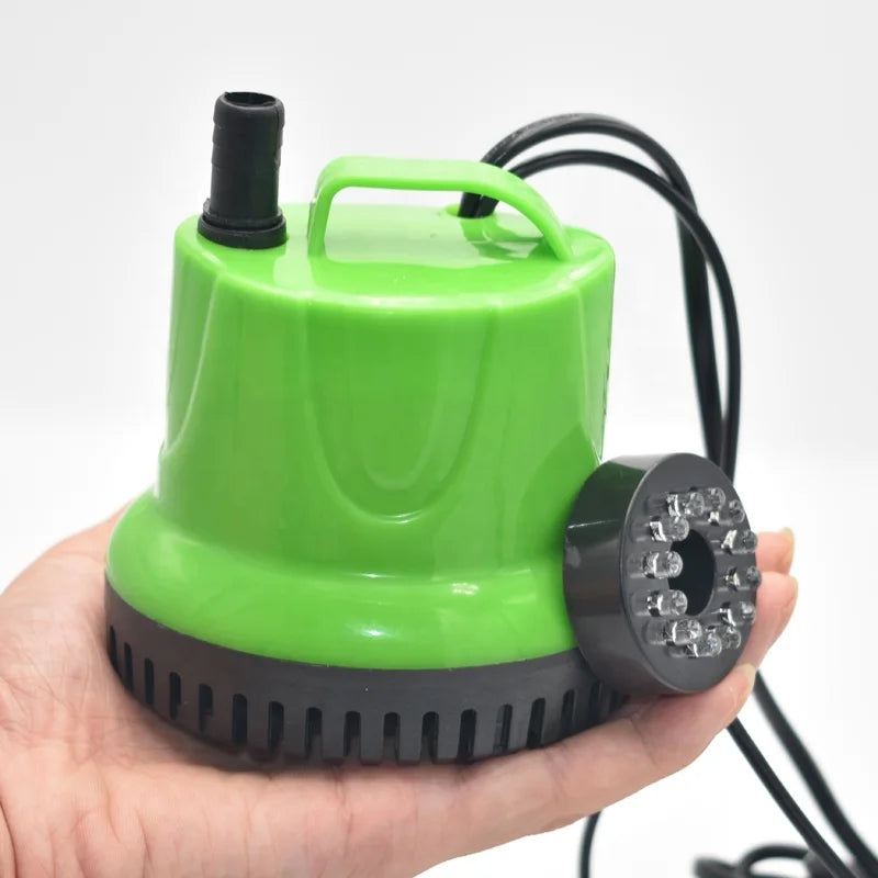 60W 840GPH Bottom Filter Submersible Water Pump Ultra Quiet for Aquarium Fish Tank Pond Fountain Statuary Hydroponics