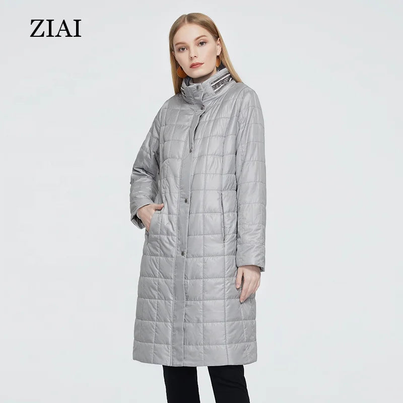 New Fashion Custom Long Puffer Jacket Outwear Women Parka Padded Coat Warm Quilted Coats Ladies Winter Coats