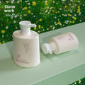 In Stock 300ml 500ml White PET Shampoo Body Lotion Bottle Press Type Facial Care Packaging Pump Sprayer for Skin Care Serum