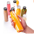 Recycled 8oz 12oz 16oz 500ml Food Grade PET Beverage Biodegradable Plastic Juice Mineral Water Bottle with Metal Cap MegaBDM