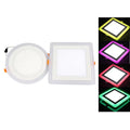 Recessed Round Square Led Panel Light Slim Aluminum High Brightness Indoor Workshop Lighting Home Office