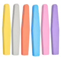 Nail Tools Double-sided Strip Multicolor Sponge Double Sided Grinding Polishing Nail Buffer for At-home Manicure
