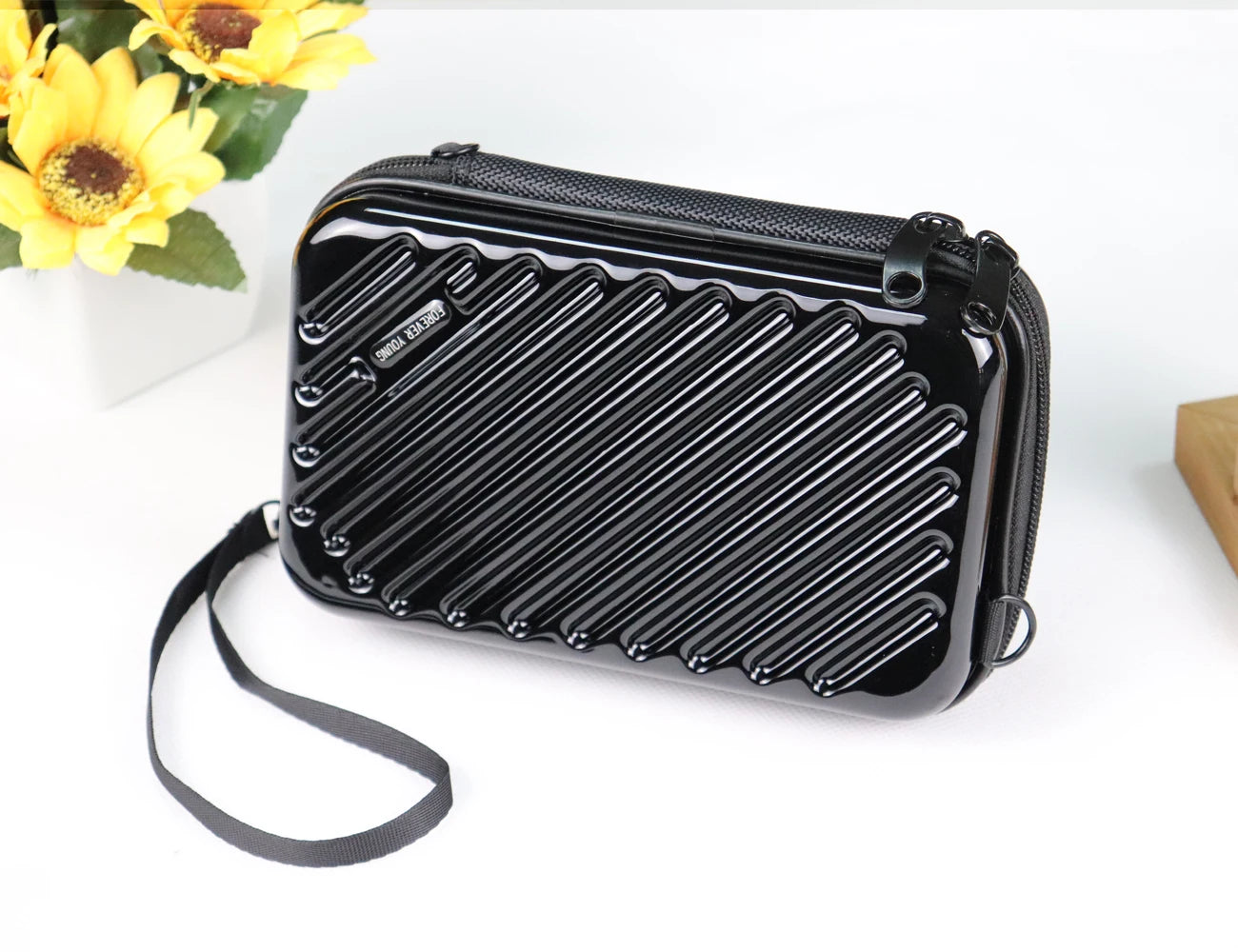 Custom Logo Luxury Travel Abs Makeup Bag Mini Cosmetic Case