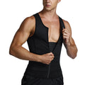Compression Shirts for Men Zipper Hot Sweat Slimming Body Muscle Shaper Vest Men's Slimming Shapers