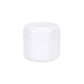 Luxury Double-Wall round Plastic Cosmetic Jar 50g 100g 150g for Facial Cream and Face Masks White Skin Care Packaging
