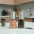 Factory Produced Kitchen Manual Glass Salt and Pepper Grinder Mill