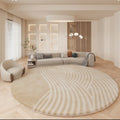 Modern Large Polyester Indoor Area Rugs Soft Fluffy Carpet Cushioned Non-Slip Feature for Living Room Bedroom Camping Car Use