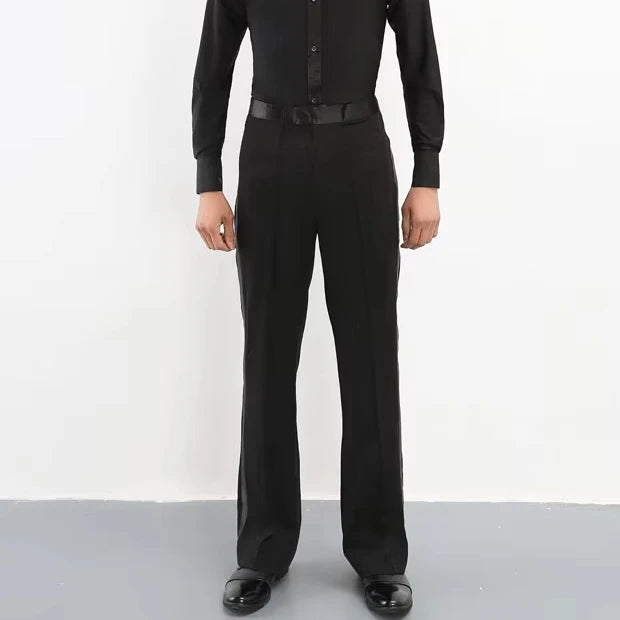 Stretch Latin Ballroom Dance Pants Professional Jazz Dance Costume Modern Salsa Dancewear