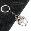 Diy Cheap Good Price Tree Pendant hand wound silk key chain palm fortune Tree key chain Tourmaline fortune Tree key chain crystals wholesale bulk