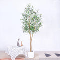 Light Luxury Large Olive Tree Artificial Plant Bonsai Indoor/Outdoor Windowsill Decoration Dense Potted 180cm Nordic Greenery