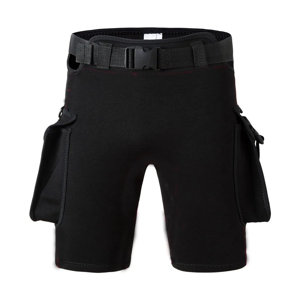 SINODIVING 2025 New Design Men Swimming Trunks Warm Diving Pants 3mm Anti-UV Beachwear Neoprene Diving Shorts
