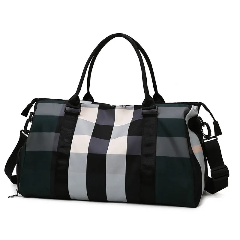 Nylon Designer Travel Bags for Women Weekend Handbag with Zipper Closure Sac Yoga Gym Carry on Garment Bag Famous Brands
