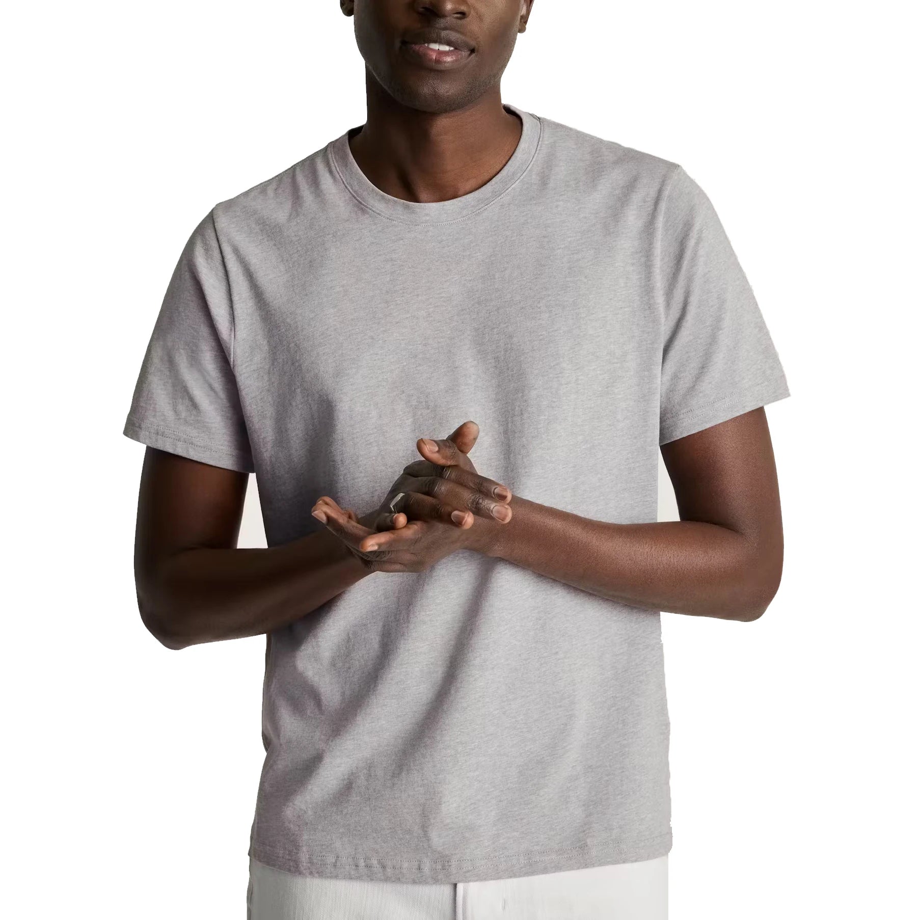 Factory Custom Unisex Organic 100% Cotton Tee Crew Neck Short Sleeve T Shirts