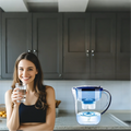 Portable 3.5L Countertop Water Purifier Pitcher Bio Media Mineral Purification Housing Filter for Outdoor and Car Use