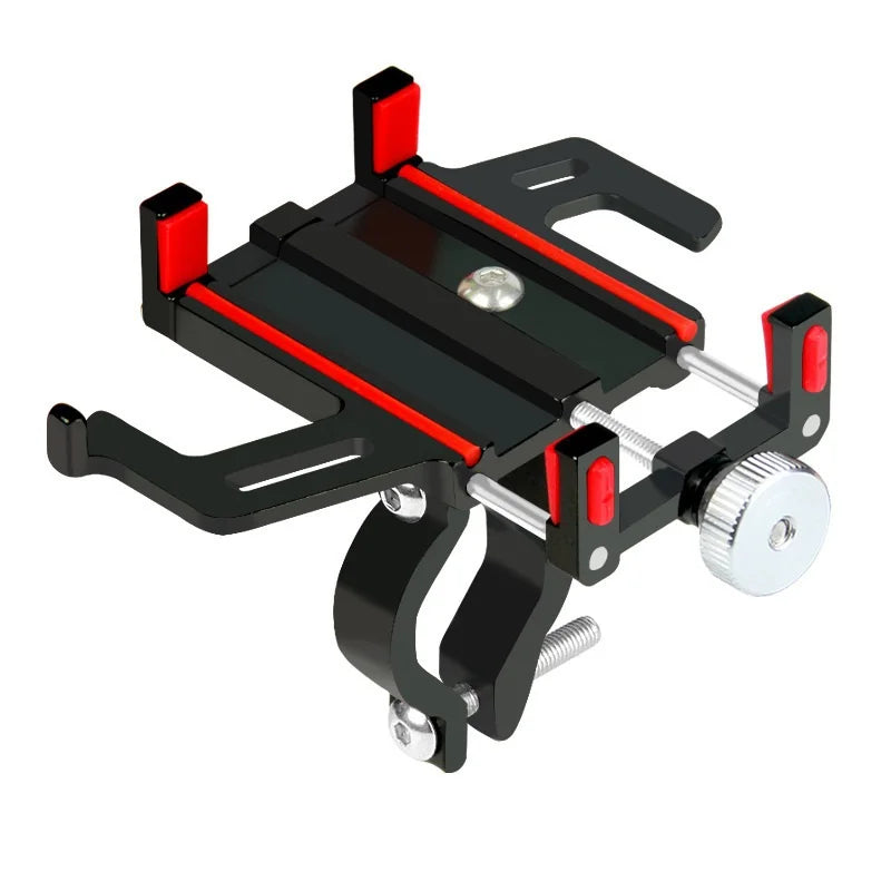 Bicycle Mobile Phone Holder Aluminum Alloy Fixed Navigation 125G Model D- SJJ-004 Riding Accessories