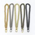 Deepeel L1-55 23cm Purse Hardware Chain Bag Accessories Handbag Handle Chains O Ring Wrist Strap Chain