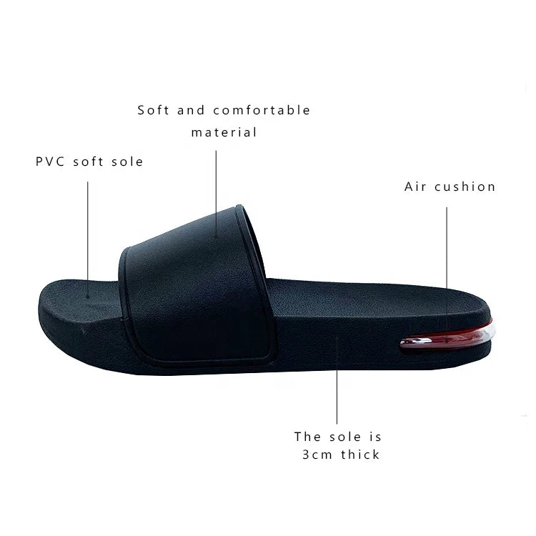 2024 America Custom Slides Logo Cozy Soft Men Designer Slippers Custom Logo Slide Sandals Air Cushion Slippers