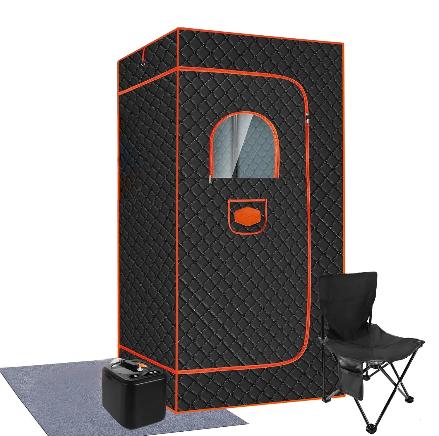 Portable Full Body Sauna Box Transom Windows Modern Design Foldable Dual Voltage North America Cross-Border Bathroom Steam Room