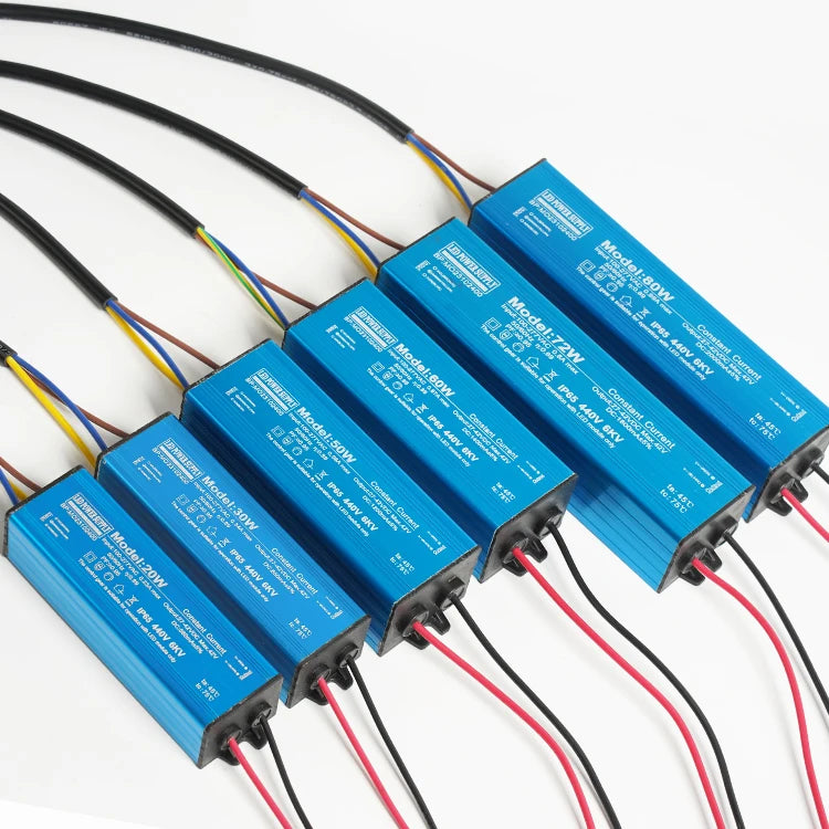 Waterproof IP65 30W AC-DC Single Output LED Driver with 6KV Surge Protection for Street Light Outdoor Lighting