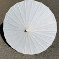 MOQ 2 Pieces Wholesale Practical White Paper Parasols Plain White Paper Umbrella Parasols
