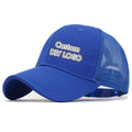 Summer Cotton Plain Snapback  Mesh Baseball Cap Adjustable Men Women Sports Hat