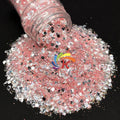 Popular Sugar Fine Pastel Color Set Spring Chunky Mixed Polyester Glitter Valentine's Day Christmas Non-Toxic Hot Selling