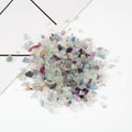 Hisenlee 500G Natural Crystal Aquarium Gravel Rocks Tumbled Crushed Stones Fountain Vase Planters Decorative Christmas New Year