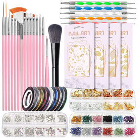 Best Price Professional Acrylic 3D Glitter Nails Art Decoration Tool Set Kit Manicure Set