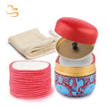 Useful Washable Face Cleansing Pads Laundry Bag Metal Box Package Soft Reusable Make up Remover Kit
