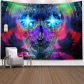 Cosmic Starry Sky Decor Psychedelic Tapestry Wall Hanging Indian Mandala Tapestry Hippie Tapestry Boho Wall Cloth