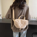 Qetesh Multi-functional Shoulder Bag New Design Large Capacity Customization Solid Color Fashionable Nylon Tote Bag for Women