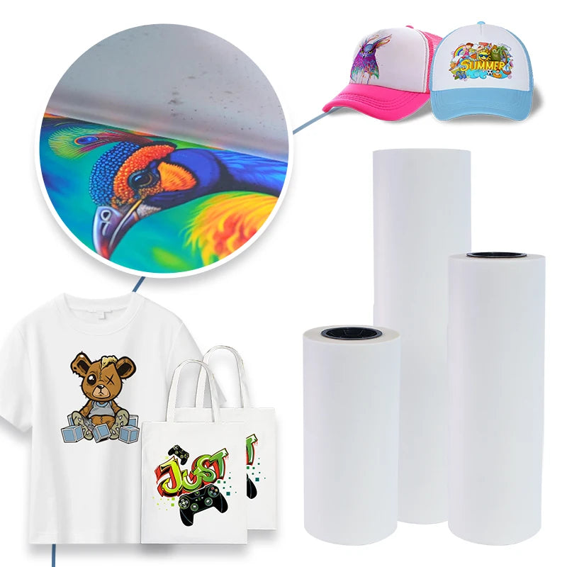 A3 DTF Transfer Film Printer R1390 Dtf 33cm Roll Uv Dtf Film a and Film B Transfer