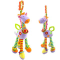 Baby Crib Mobile for Boys Girls Hanging Mobile for Bassinet Car Color Giraffe Bell Soothing Stimulation Perfect Baby Shower Gift