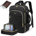 30L Flight Approved Carry on Backpack With 3 Packing Cubes 17.3inch Laptop Business Daypack Large Travel Backpacks for Women