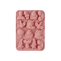 14 Cavity Mermaid Tail Unicorn Eco-Friendly Fondant Silicone Baking Mold DIY Cake Decoration Chocolate Biscuit OPP Bag